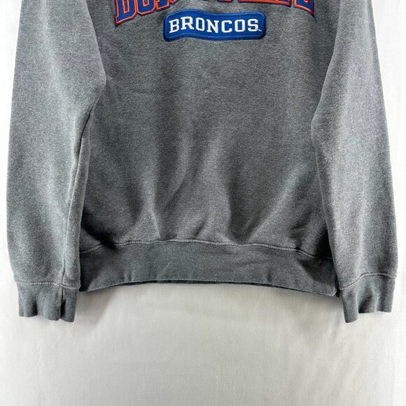 Boise State Broncos Sweatshirt Adult Sz S University Idaho 1/2 Zip Pullover Gray - Picture 4 of 11
